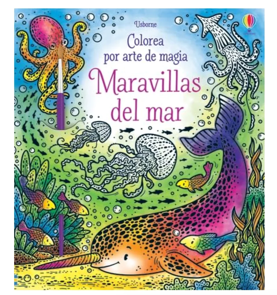 Maravillas del mar (Colorea por arte de magia)