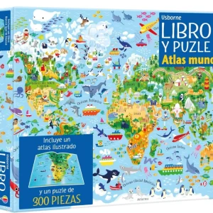 Libro y Puzzle: Atlas mundial