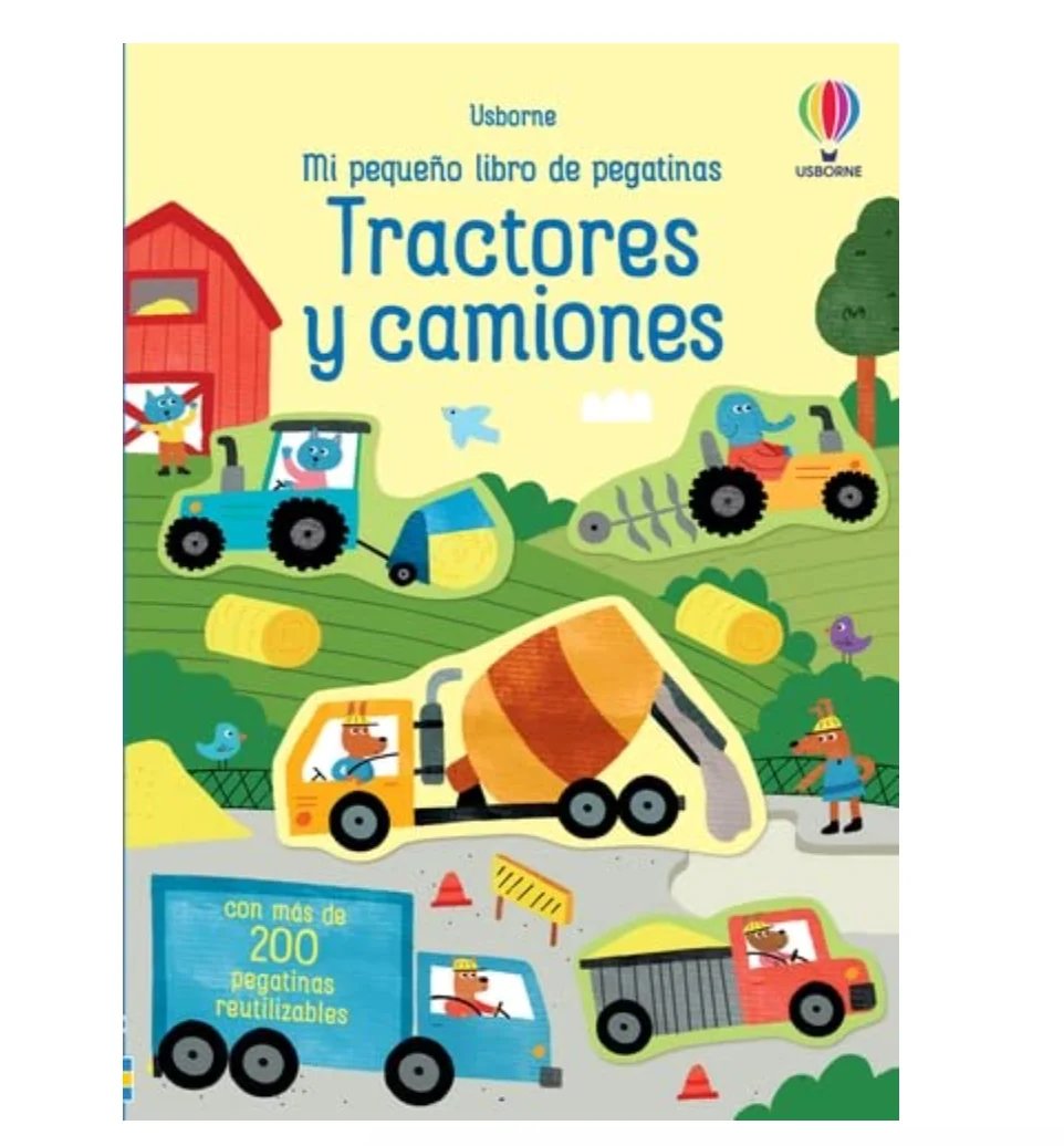 Mi pequeño libro de pegatinas - Tractores y camiones