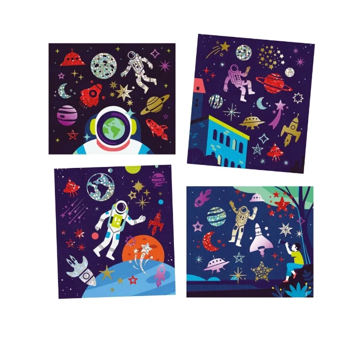 Lámina artistic patch cosmos - Djeco - Imagen 3