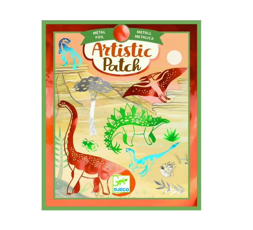 Lámina Artistic patch dinosaurios - Djeco - Imagen 2