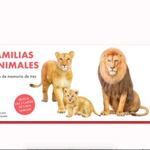 Familias Animales - Juego de memoria de tres