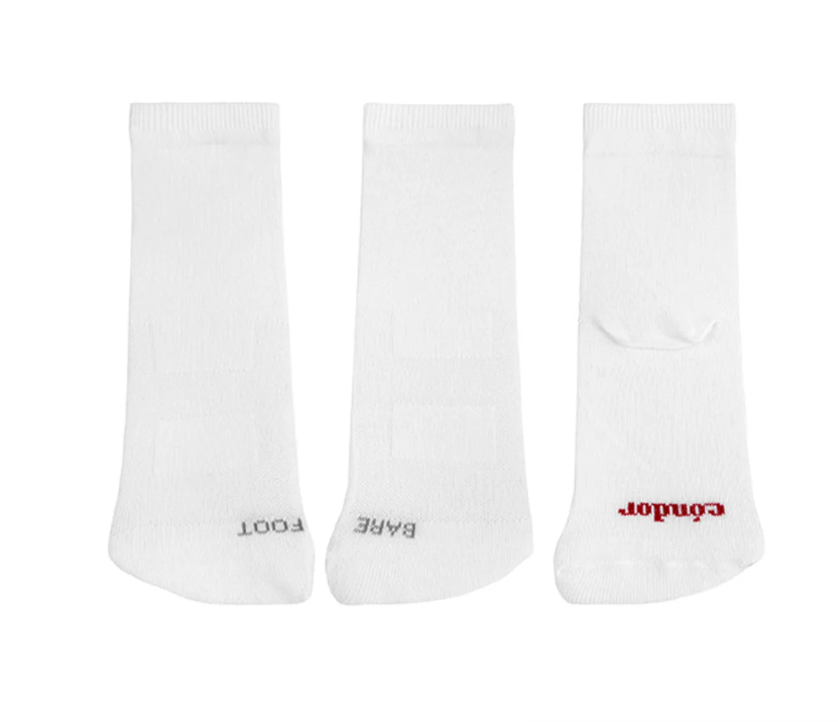 Calcetines barefoot con rizo en la puntera BLANCO - Cóndor