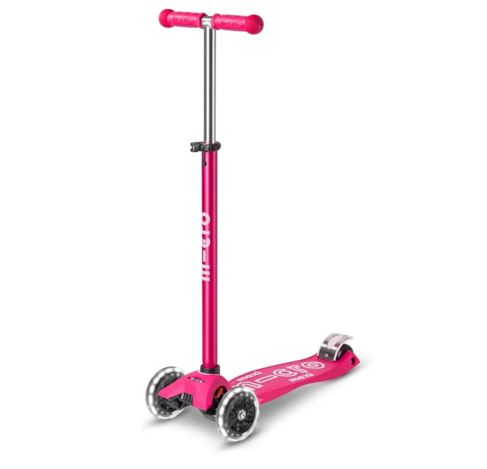 Patinete Maxi Deluxe LED Rosa - Imagen 2