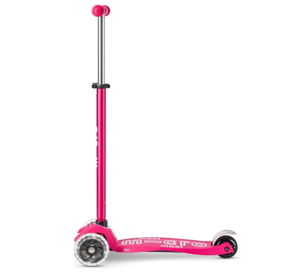 Patinete Maxi Deluxe LED Rosa - Imagen 3