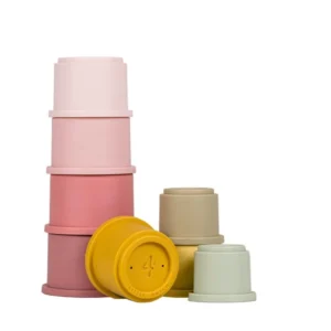 Cubo apilables rosa