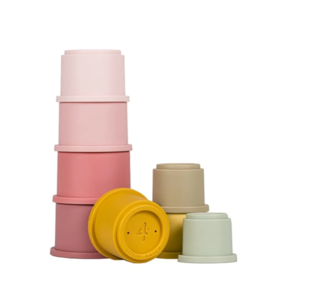 Cubo apilables rosa - Imagen 2