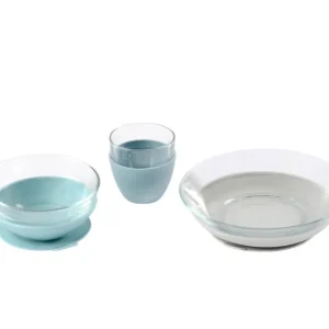 Set de comida de vidrio BEABA X DURALEX