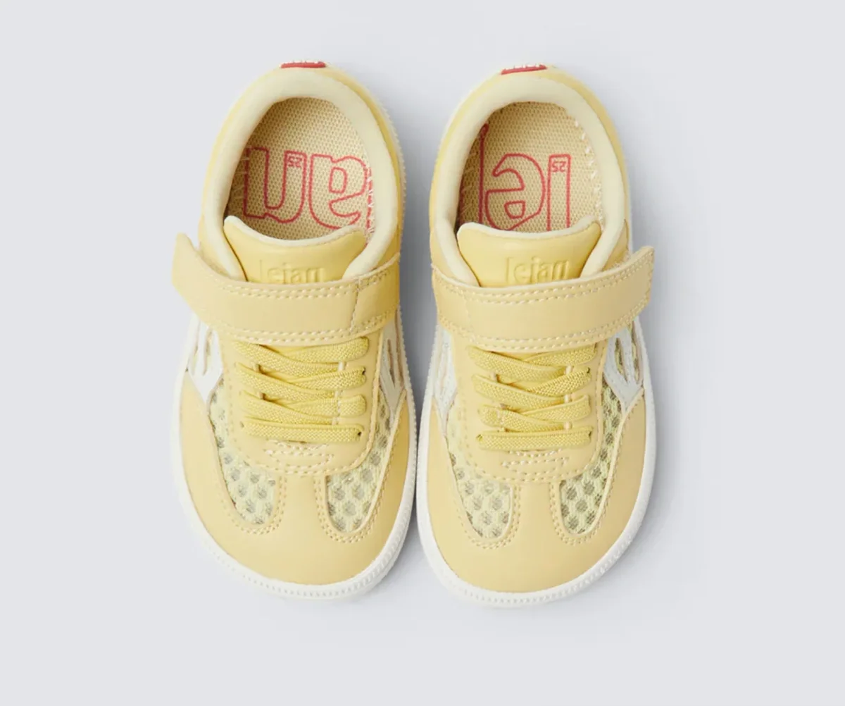 Deportivas barefoot Lejan One Mesh Amarillo - Imagen 3