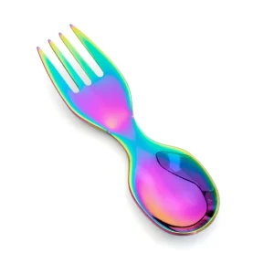 Cuchara tenedor acero inoxidable Rainbow