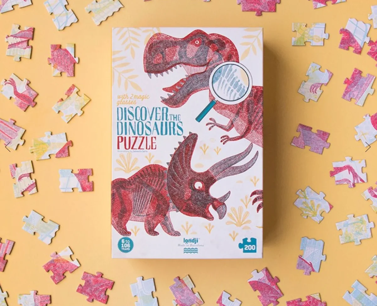 Puzzle Discover the Dinosaurs - Londji - Imagen 2