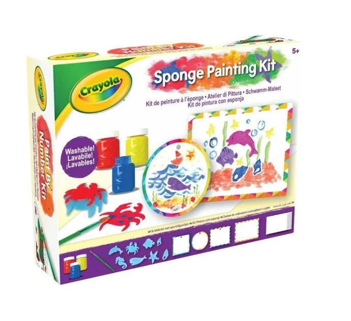 Kit pintar con esponja - Crayola (Liquidación)