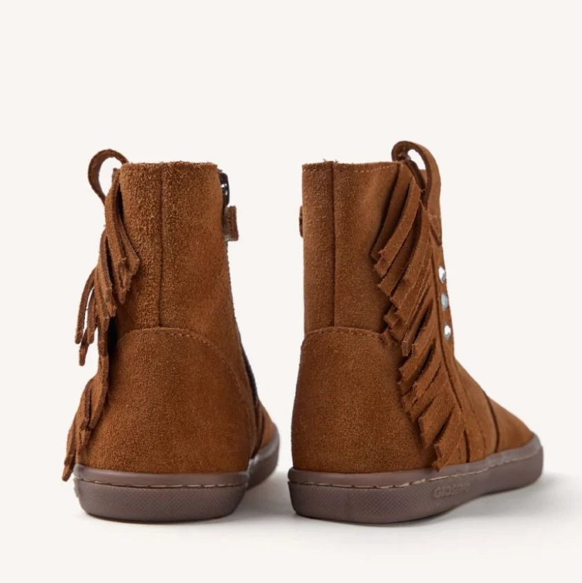Botas piel flecos Estral Cuero- Gioseppo - Imagen 4