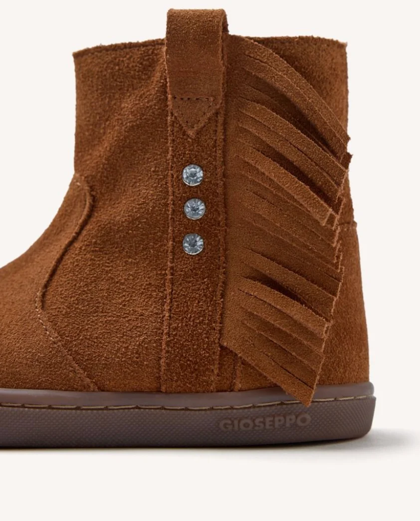 Botas piel flecos Estral Cuero- Gioseppo - Imagen 3