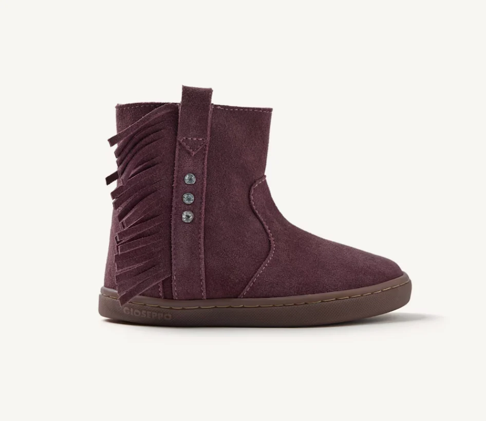 Botas piel flecos Estral Burdeos - Gioseppo - Imagen 3