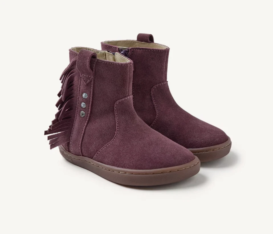 Botas piel flecos Estral Burdeos - Gioseppo - Imagen 2