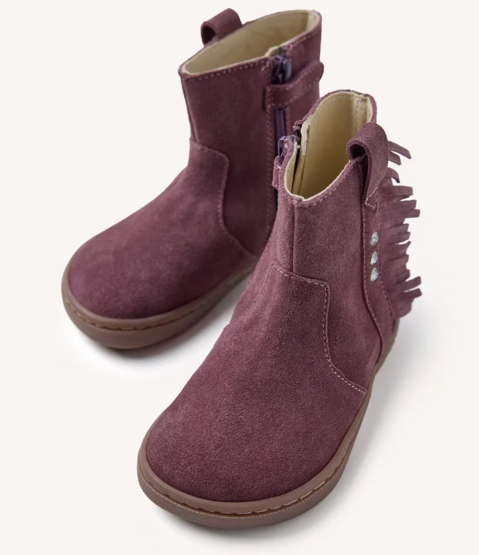 Botas piel flecos Estral Burdeos - Gioseppo - Imagen 4