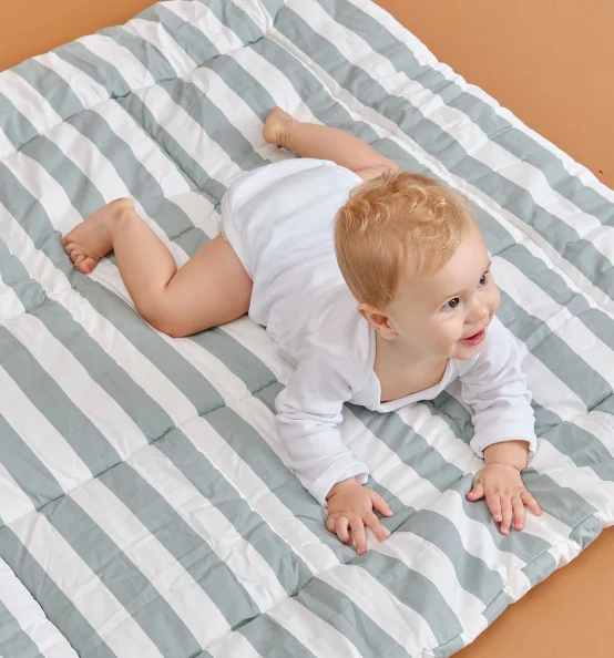 Alfombra para bebé Popcorn Stripes - Molis&Co - Imagen 2