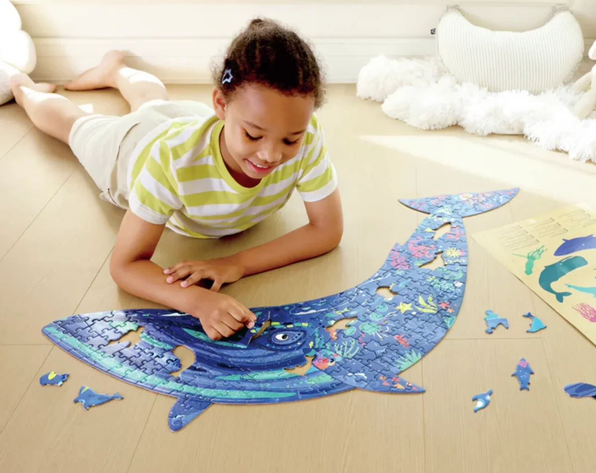 Puzzle Ballena brillante- Hape - Imagen 3