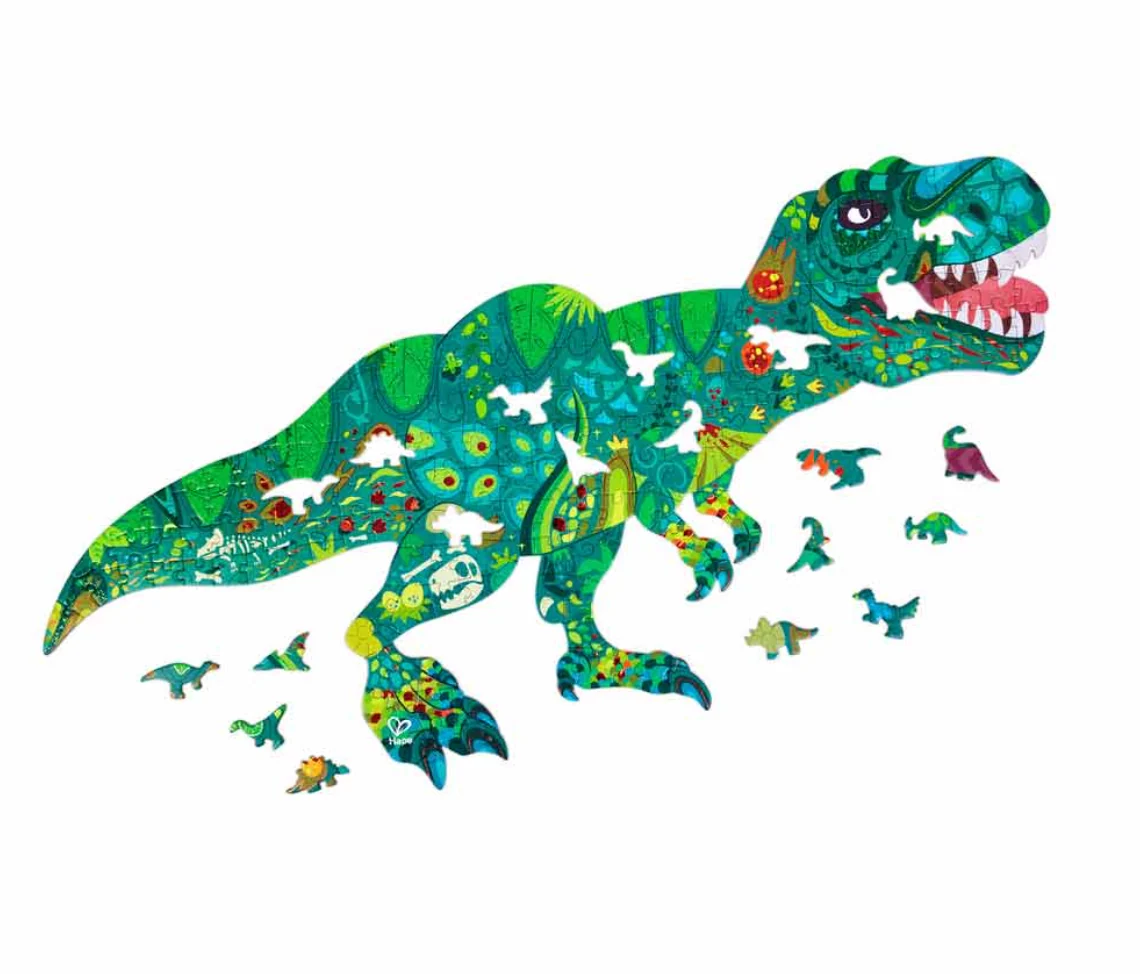 Puzzle Dinosaurio brillante - Hape - Imagen 4