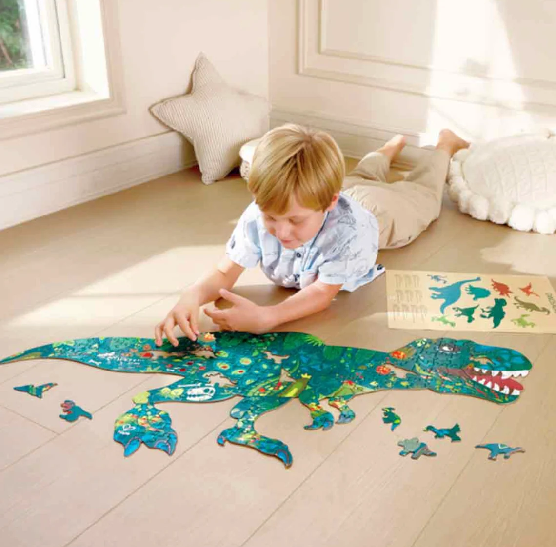 Puzzle Dinosaurio brillante - Hape - Imagen 3