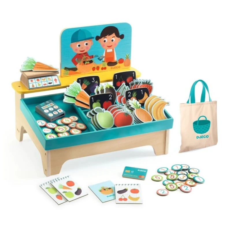 Imitación Léa & Milo Little Market - Djeco - Imagen 2