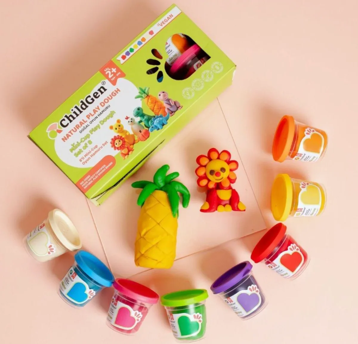 Set plastilina 8 botes - Childgen - Imagen 2