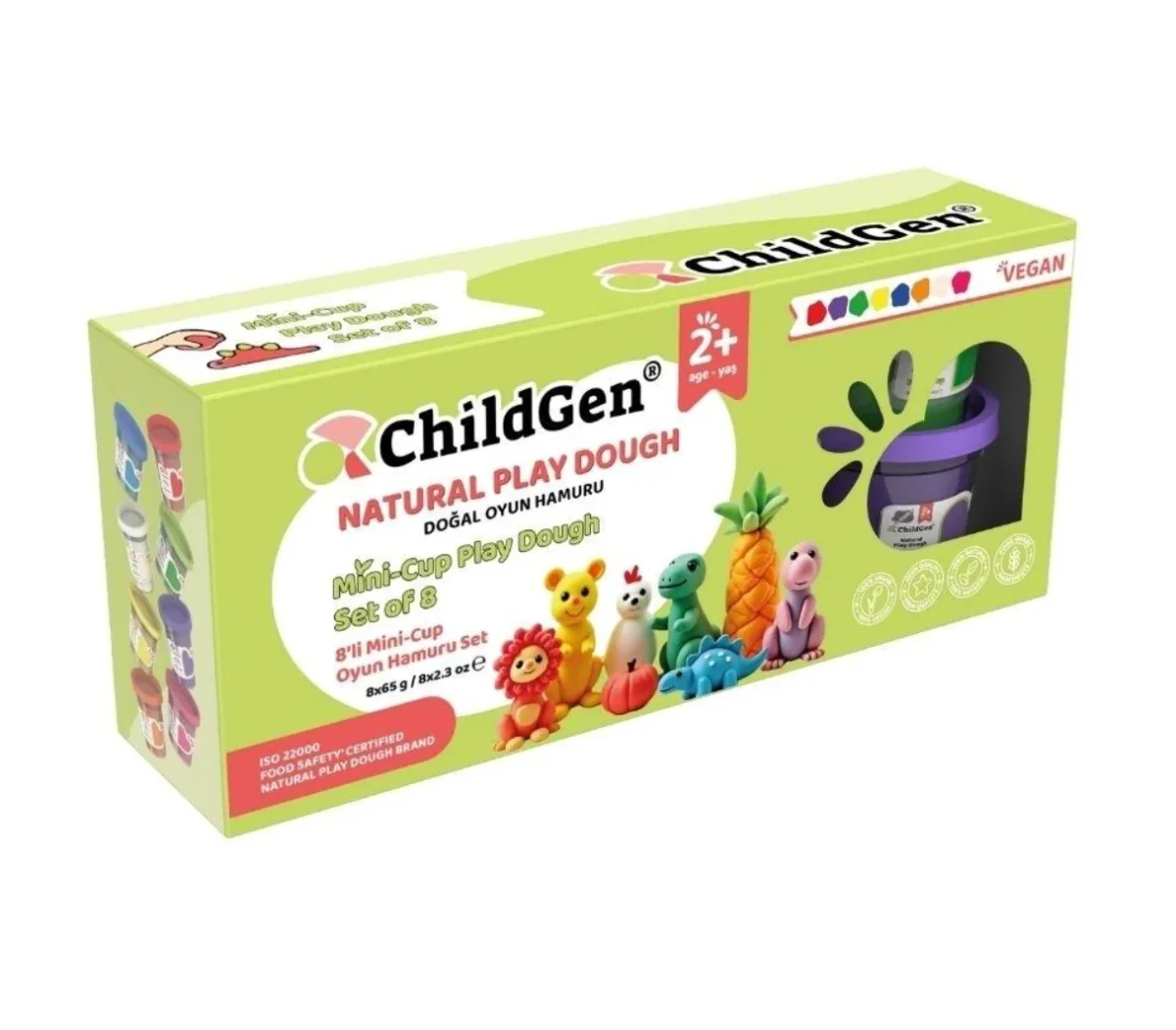Set plastilina 8 botes - Childgen - Imagen 3