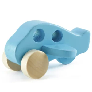 Mini avión de madera