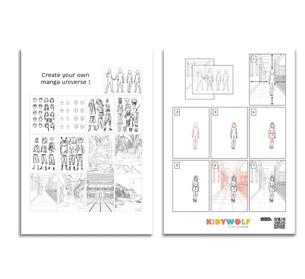 Tableta luminosa portátil Manga - KIDYDRAW PRO - Imagen 5