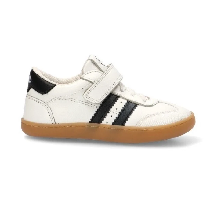 Deportiva Piel Junior Blanco y Negro – Chetto - Imagen 2