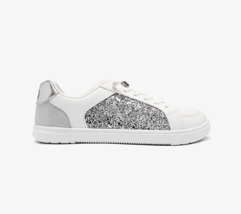 Deportiva Barefoot Glitter Plata B&W - Imagen 3