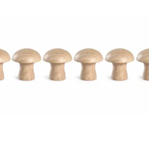 Setas de madera natural