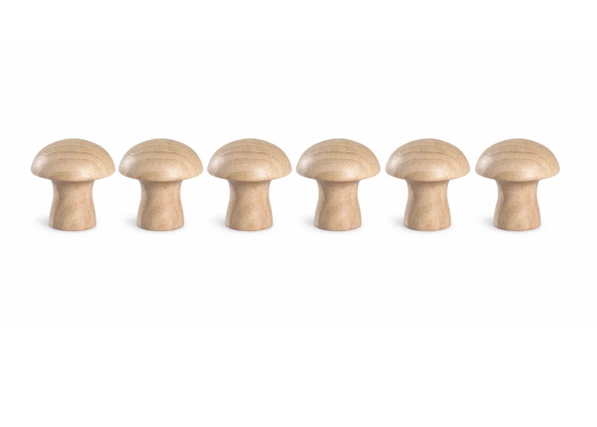 Setas de madera natural - Imagen 2