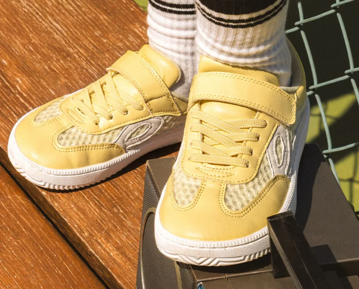 Deportivas barefoot Lejan One Mesh Amarillo - Imagen 5