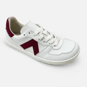 Deportiva Micropelle- suede Blanco Cereza