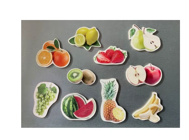 Imanes de bambú Las Frutas - Nowordbooks - Imagen 2