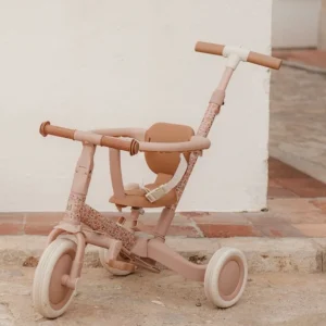 Triciclo con Barra 4 en 1 Flores Little Dutch