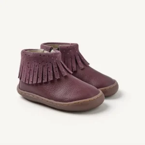 Botas piel flecos Levering Burdeos - Gioseppo