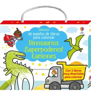 Mi maletín de libros para colorear - Dinosaurios