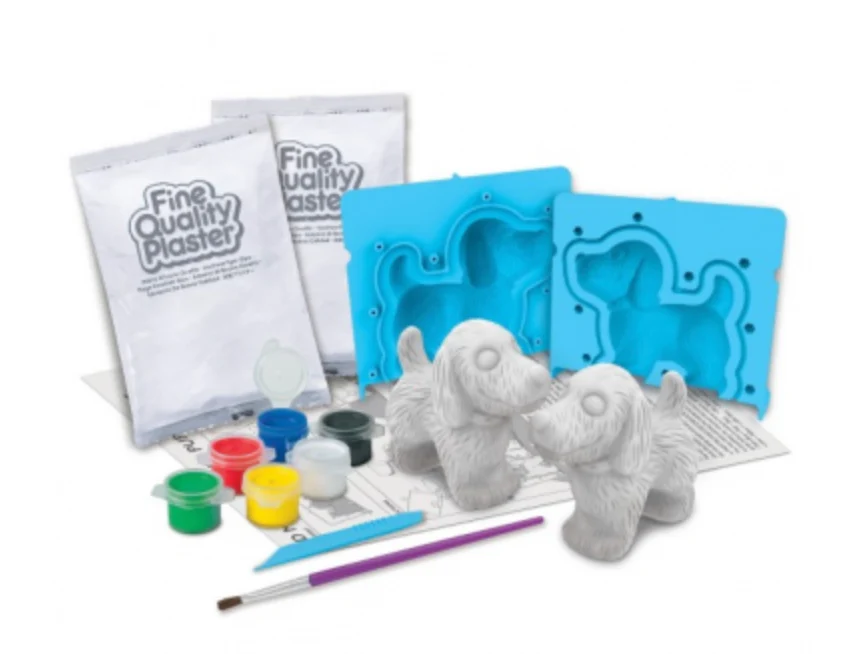 Moldea y pinta: Perritos en 3D- 4M - Imagen 3