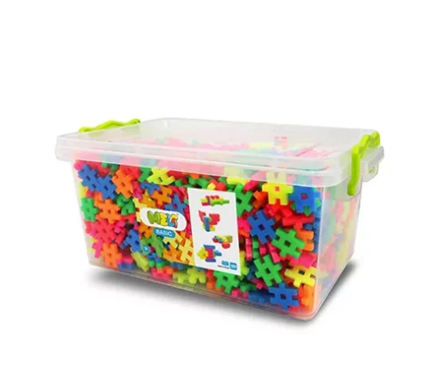 Bloques construcción MELI NEON – Basic Box 1200 pcs - Imagen 2