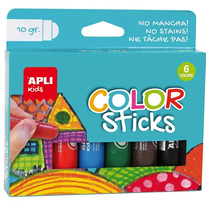 Témpera sólida Color sticks - Apli - Imagen 2