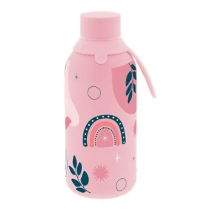 Botella térmica acero 500ml Dark Pink Interior Cerámico