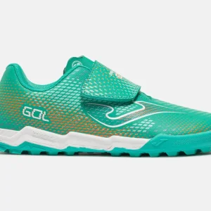 Bota de fútbol multitaco 2615 Turquesa Turf Barefoot - Joma