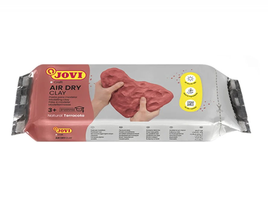 Pasta para modelar endurecible al aire 500g Terracota - Imagen 2