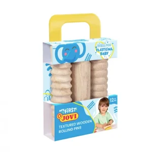 Mt First Baby Estuche 3 Rodillos de madera diferentes texturas