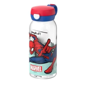 Botella plástico con tapón 600ml Spiderman
