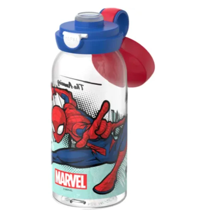 Botella plástico con tapón 600ml Spiderman - Imagen 3