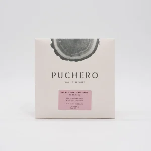 Chocolate Puchero - 48% Chocolate REP DOM con croissant de mantequilla